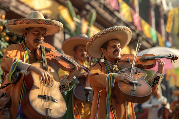 Músicos de rua mexicanos