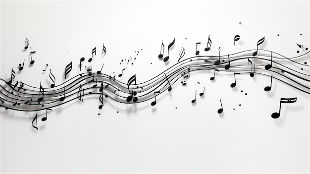 musikalische Hintergrundnoten