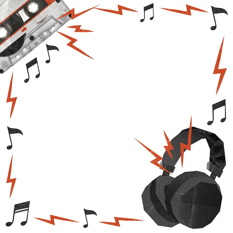 Foto musikkopfhörerrahmen png durchsichtiger hintergrund