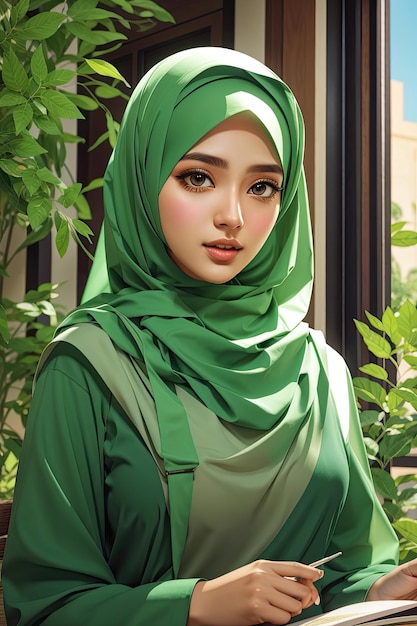 Muslimische Frauen mit Hijab