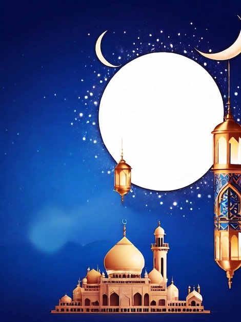 Muslimische Moschee Ramadan Konzept Illustration der erstaunlichen Architektur Design der muslimischen Moschee