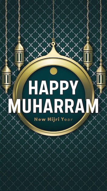Foto muslimische person feiert das islamische neujahr muharram illustration
