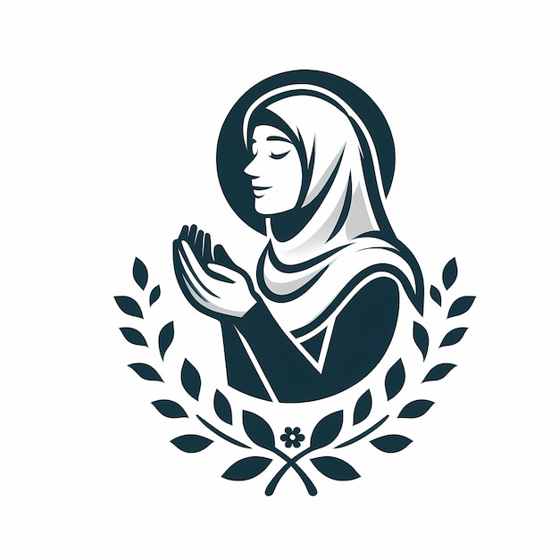 Foto muslimisches maskottchen-logo-design2024