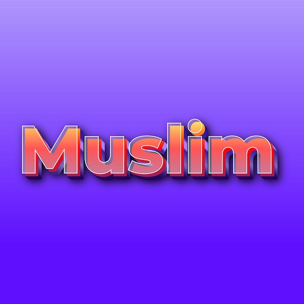 MuslimText-Effekt JPG-Farbverlauf lila Hintergrundkartenfoto