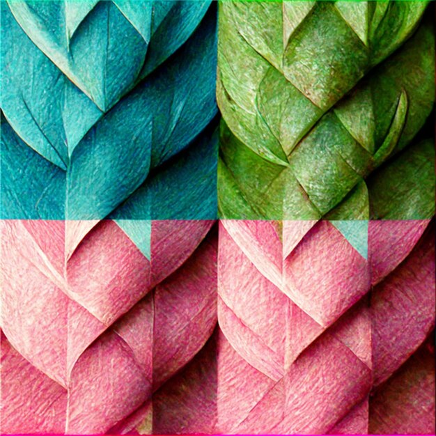 Muster blau, weiß, rosa und grün