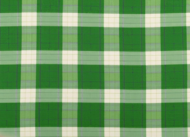 Muster Hintergrund mit grün überprüft Plaid Design