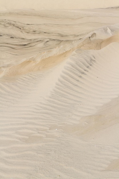 Muster im Sand auf South Padre Island, TX.