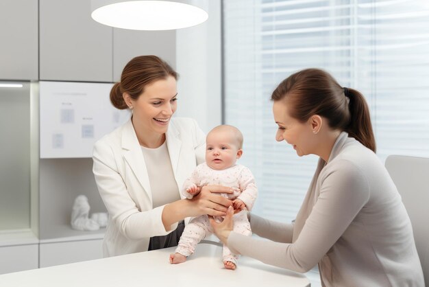 Mutter bittet den Arzt um Rat bezüglich ihrer Tochter