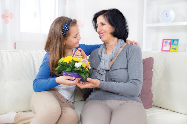 Mutter wünscht Tochter und Liebe