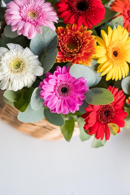 Foto muttertagskonzept frühling bunte blumen