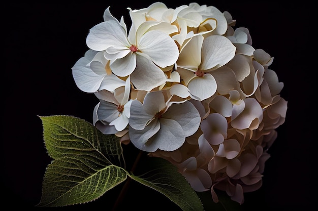 Muy hermosas flores de Hortensia