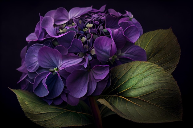 Muy hermosas flores de Hortensia