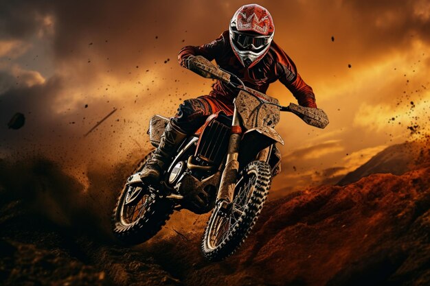 MX Rider Extreme Motocross Rider Dirt Track