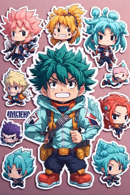 My Hero Academia Deku All Might UA High School