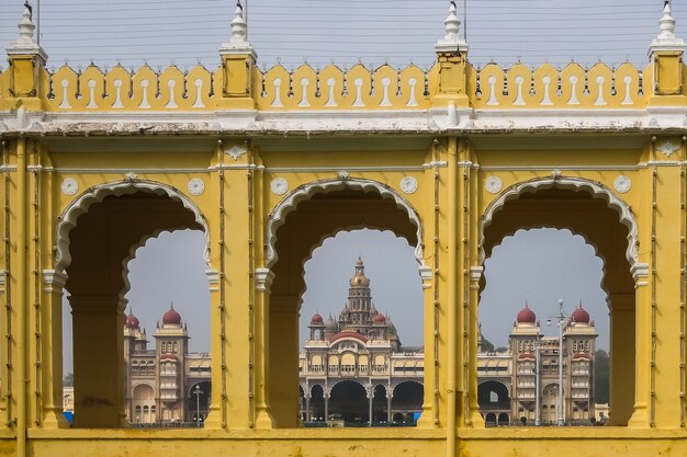 Mysore India Vista del palacio de Mysore