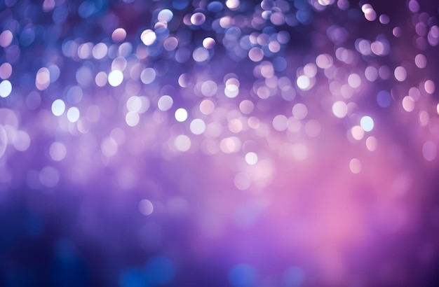 'Mystical Sparkle An Enchanting Purple Bokeh Abstract'