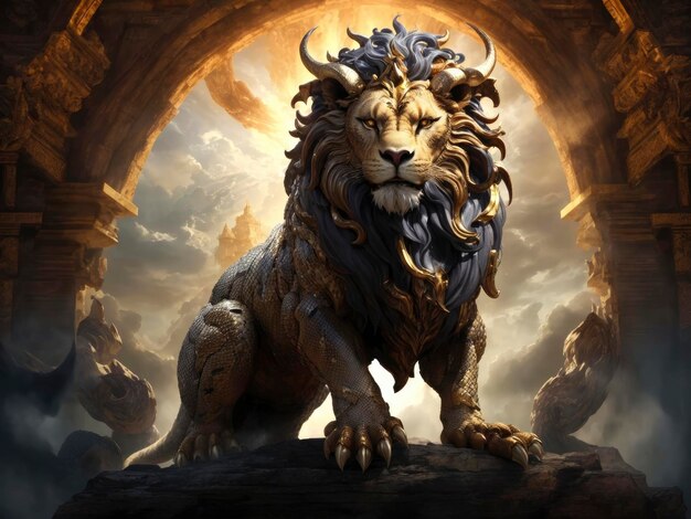 Mythologische Tier-Chimera