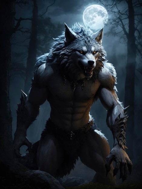 Mythologisches Tier Loup Garou