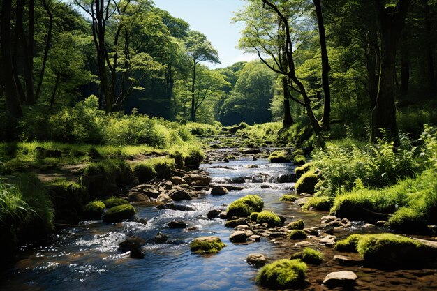 na floresta do rio Generative Ai