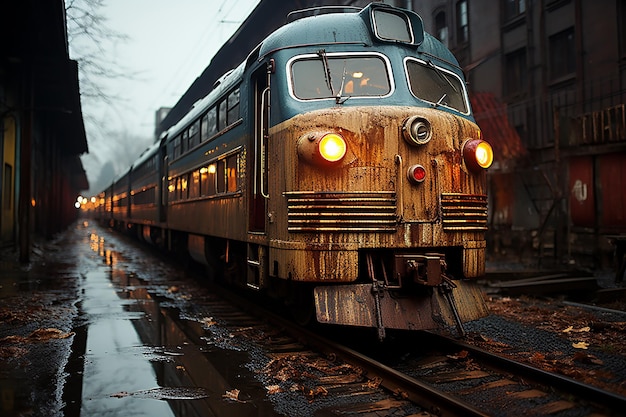 Nach vorne gerichteter Dieselzug