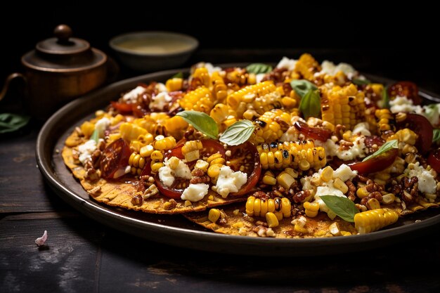 Los nachos de maíz dulces solo tratan el giro saludable