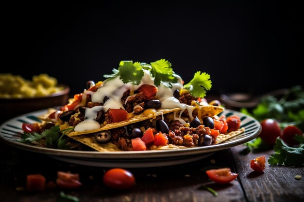 Nachos picantes Opção saudável Tamanho da família