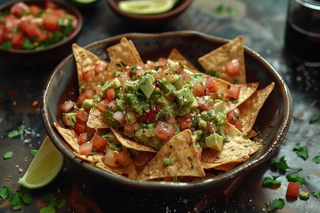 Nachos und Guacamole, die von der KI erzeugt wurden