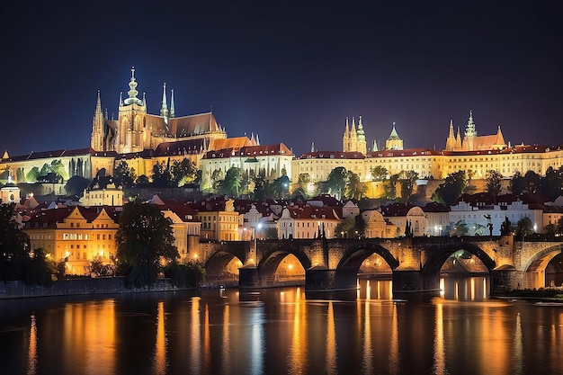 Foto nacht in prag