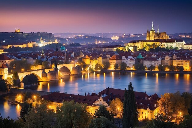 Foto nacht in prag