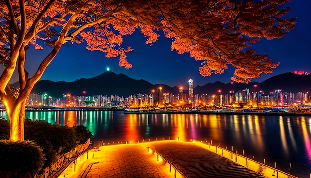 Nachtansichten in Südkorea