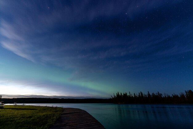 Nachtfotografie Waskesiu Kanada