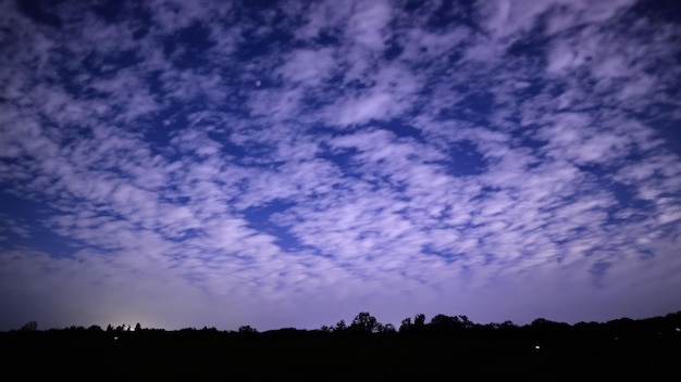 Nachthimmel Sonnenuntergang Landschaft Natur Hintergrund