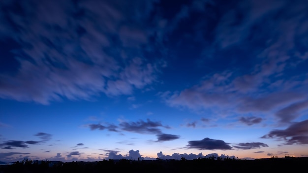 Nachthimmel Sonnenuntergang Landschaft Natur Hintergrund