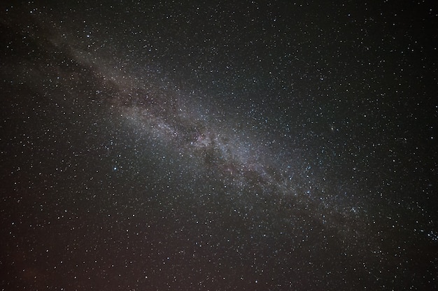 Nachtlandschaft mit Sternen und fernen Galaxien, Naturoberfläche für Ihr Design. Miky Weg