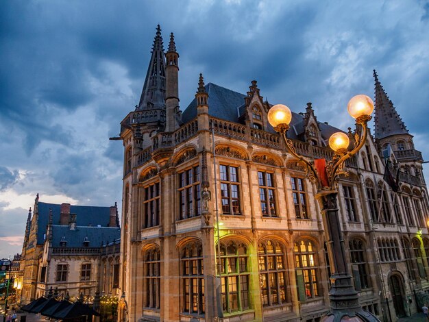 Foto nachtzeit in gent