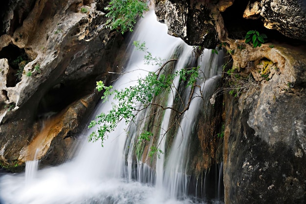 Nacimiento del río Guadalquivir en la Sierra de Cazorla.