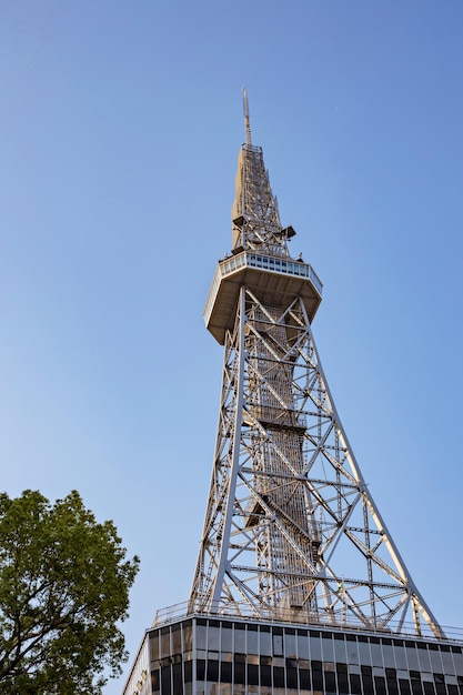 Nagoya, Japão 25 de maio de 2019: A Torre de TV de Nagoya é uma torre de TV em Nagoya, Japão central