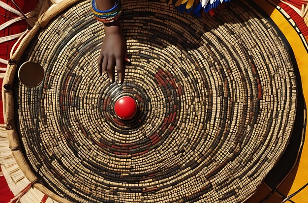 Foto nahauf rhythmen des afrikanischen kontinents