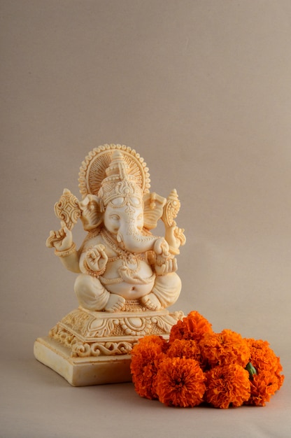 Nahaufnahme auf Hindu God Ganesha Idol