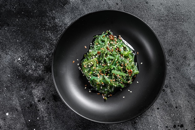 Nahaufnahme auf köstlichen frischen Algensalat