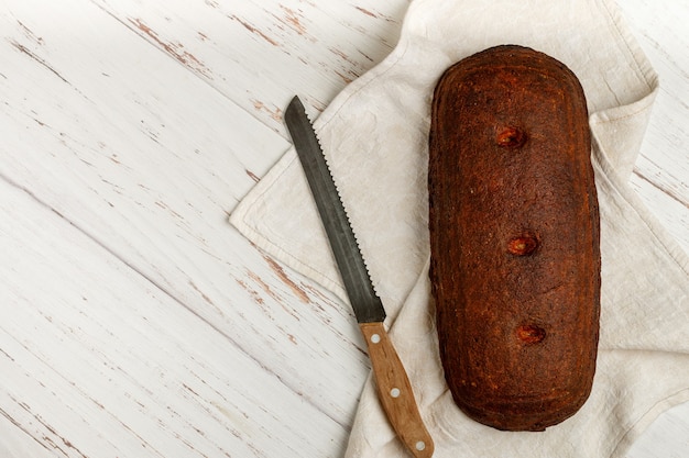 Nahaufnahme auf Roggenbrot