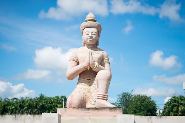 Nahaufnahme Buddha-Statue