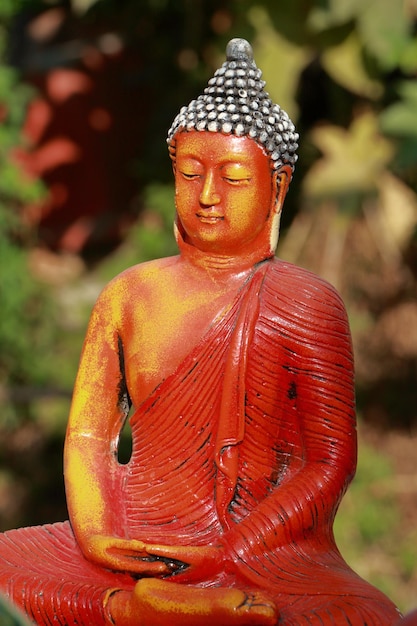 Nahaufnahme der Buddha-Statue