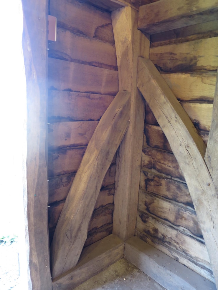 Foto nahaufnahme der holztür