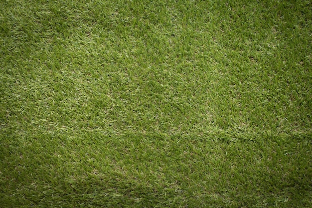 Nahaufnahme der künstlichen Gras-Feld-Draufsicht-Beschaffenheit für hergestellten Hintergrund