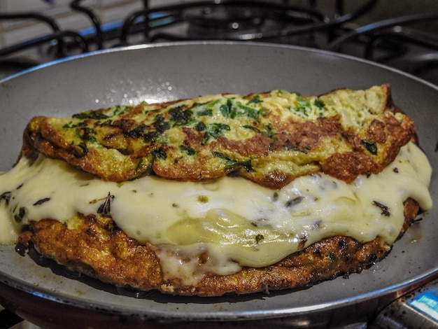 Foto nahaufnahme der mahlzeit