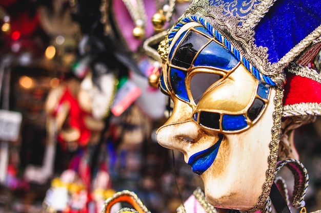 Nahaufnahme der Maske