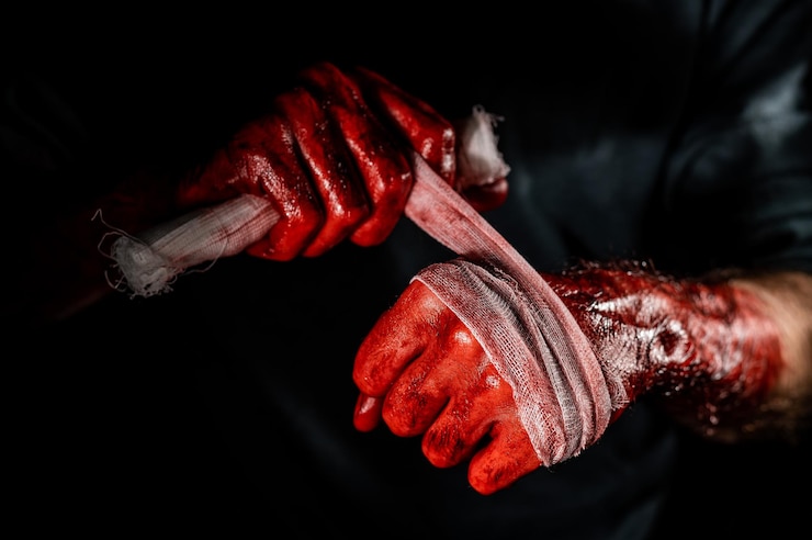 Foto nahaufnahme der menschlichen hand