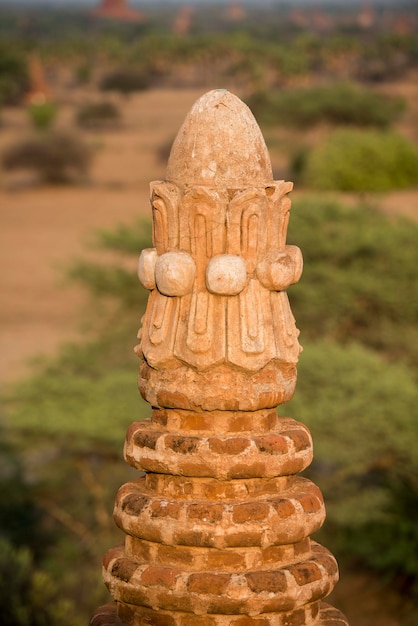 Foto nahaufnahme der pagode