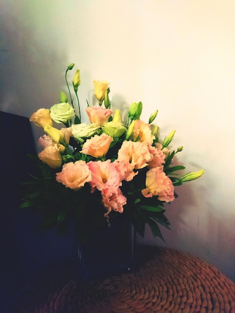 Nahaufnahme der Vase aus hohem Winkel